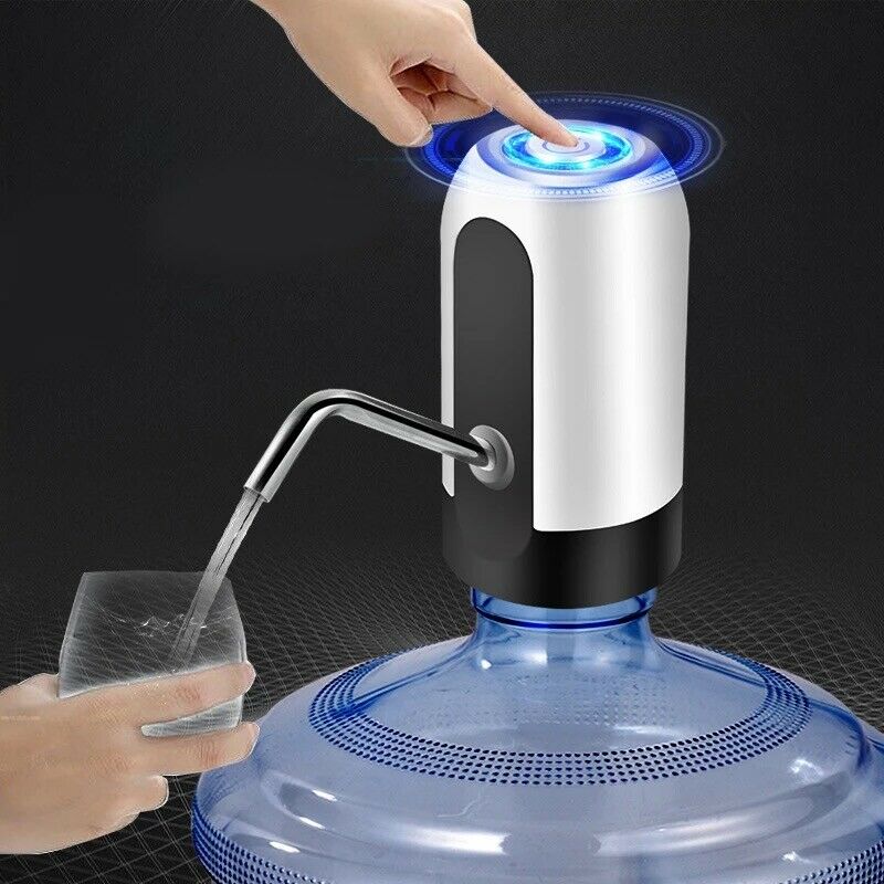 Portable USB Rechargeable Water Dispenser - Eco-Friendly Automatic 5 Gallon Bottle Pump for Home, Office, and Outdoor Use