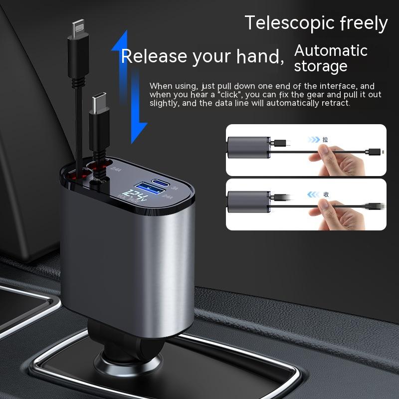 fast car charger automatic storage - retracable