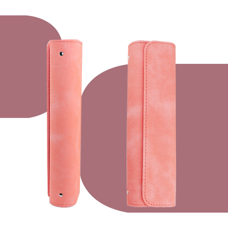 Two girl pink electric toothbrush travel bags are shown side by side for a color variant comparison.