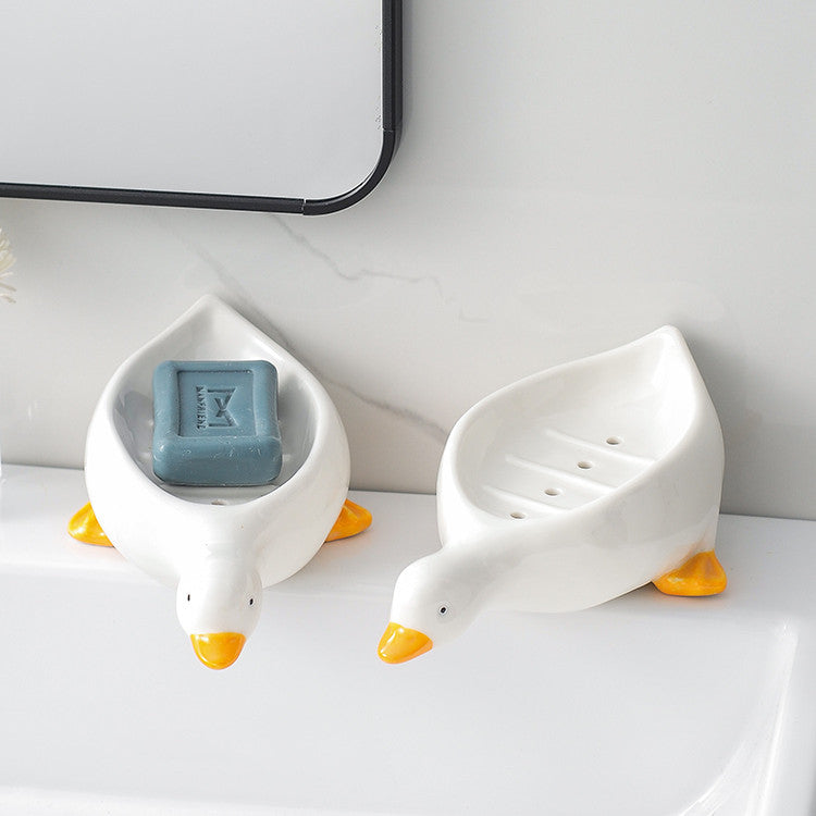 Elegant Minimalist Ceramic Soap Dish 