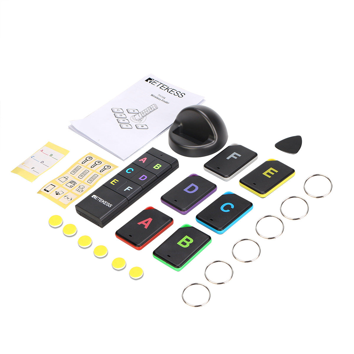 Effortless Tracking: Wireless Object Finder & Item Locator - 40 Meters Range, Multi-Receiver Design for Everyday Convenience
