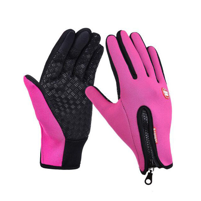 Multifunctional Winter Touch Screen Gloves - Waterproof, Anti-Skid Polar Fleece Riding Gloves in Multiple Colors