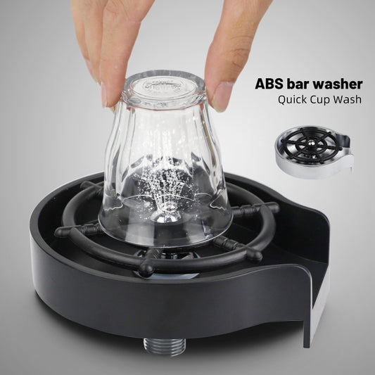 High-Pressure Automatic Bar Counter Cup Washer - Versatile and Easy-to-Use Sink Faucet for Efficient Cup Cleaning in Kitchens and Bars