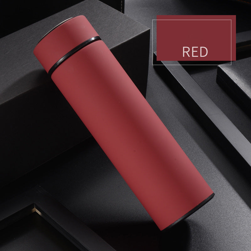 red Premium 450ml Stainless Steel Water Bottle | Double Wall Vacuum Insulated 
