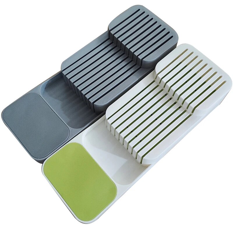 Premium Eco-Friendly Cutlery Storage Tray & Knife Block Organizer for Modern Kitchen Efficiency