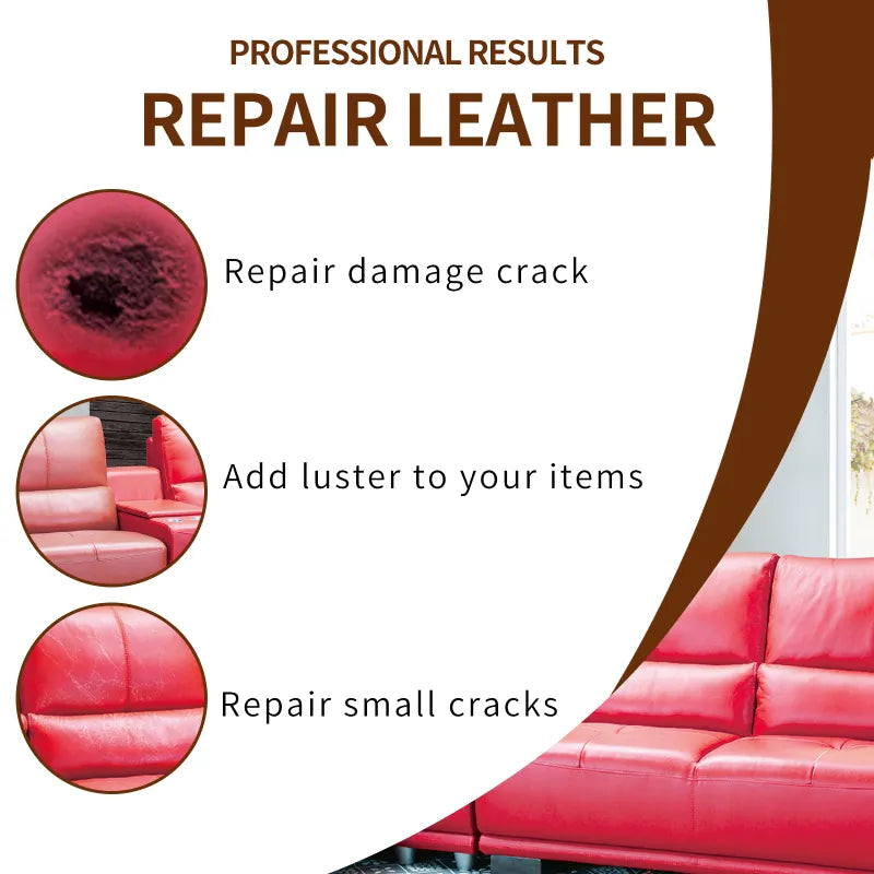 Premium 20ml Auto Leather Repair Cream - Advanced Filler Kit for Car Seat, Sofa Restoration & Scratch Repair