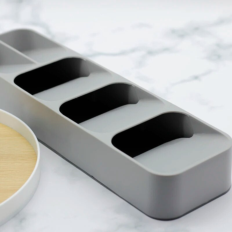 Premium Eco-Friendly Cutlery Storage Tray & Knife Block Organizer for Modern Kitchen Efficiency