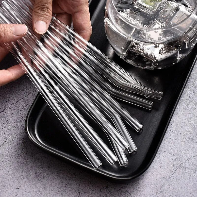 Sustainable Sip: Eco-Friendly Glass Drinking Straws