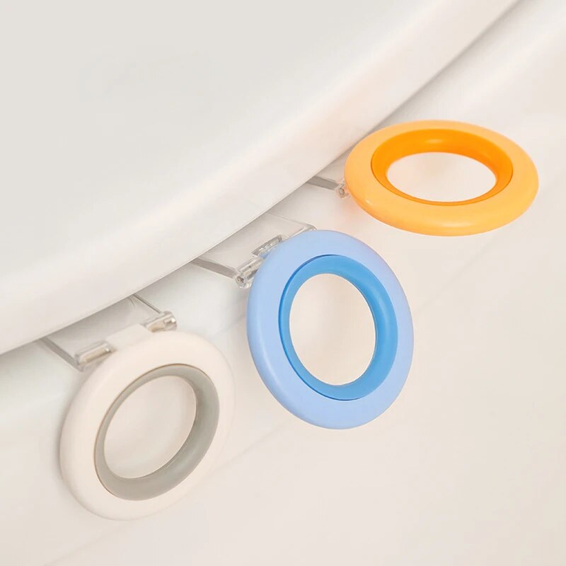Hygienic Easy-Lift Toilet Seat Handle - Eco-Friendly, Germ-Free Bathroom Solution in Multiple Colors
