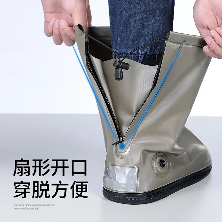 High-Grade Waterproof Rain Shoe Covers - Anti-Slip Protection