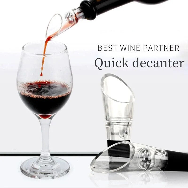 Instantly Smooth & Flavorful: Premium Wine Aerator - Essential Sommelier-Approved Accessory
