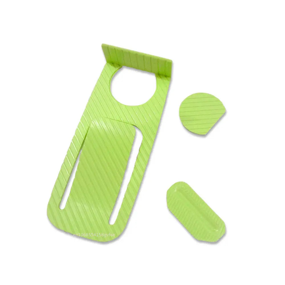 green Wedge Door Stopper: Secure & Colorful Safety Protector