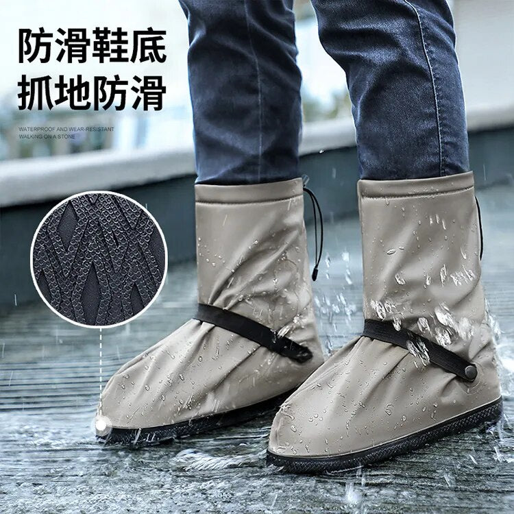 High-Grade Waterproof Rain Shoe Covers - Anti-Slip Protection