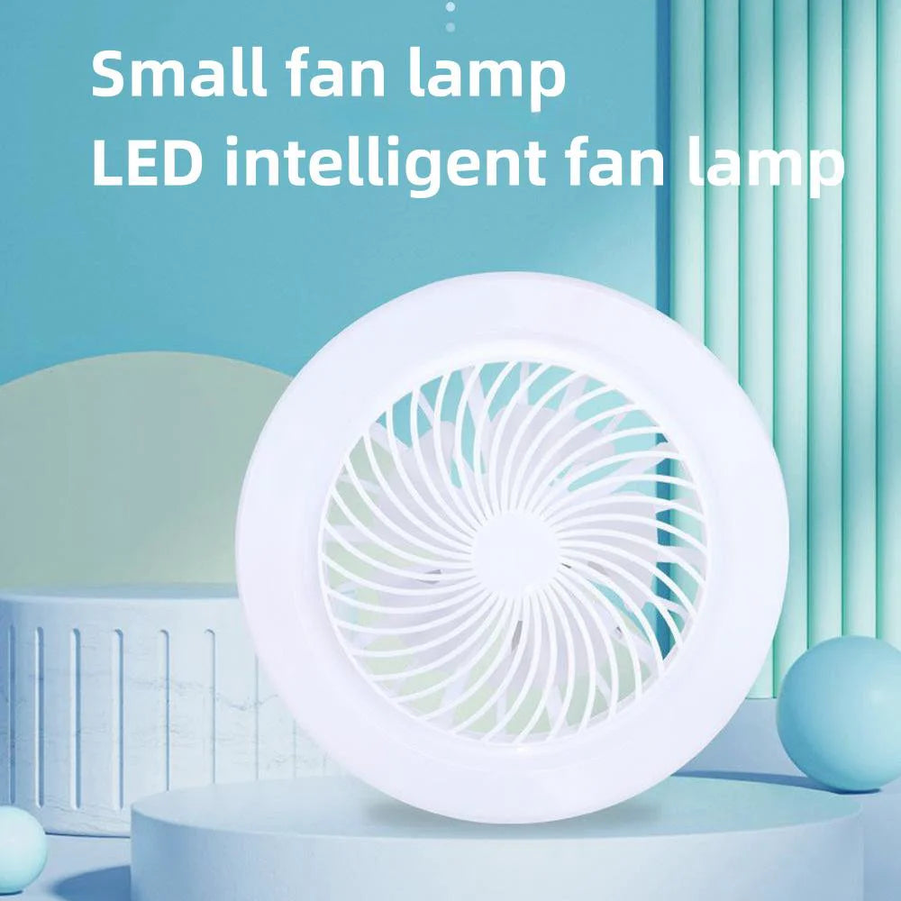 LED Fan Light: A close-up image of the LED fan light, focusing on its sleek, contemporary design. The fan light features a matte finish and a pp lamp shade, demonstrating its stylish and practical appeal for modern homes.