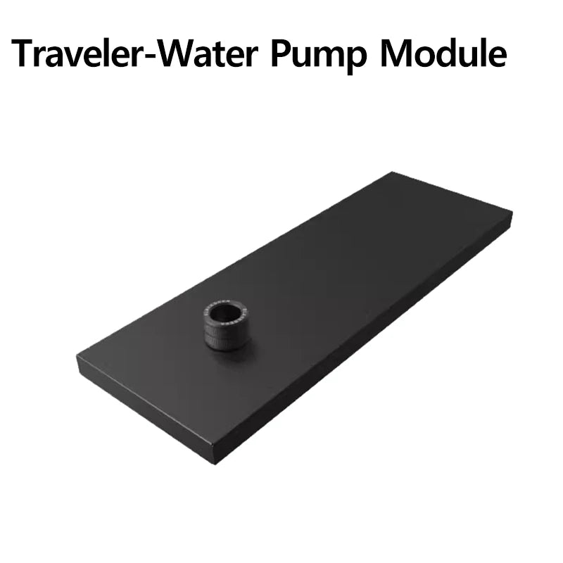 Traveler-Water Pump Module designed for the BLACKDEER Traveler Modular Combination Desk, this attachment highlights the table’s versatility, perfect for outdoor camping scenarios where water accessibility is a must