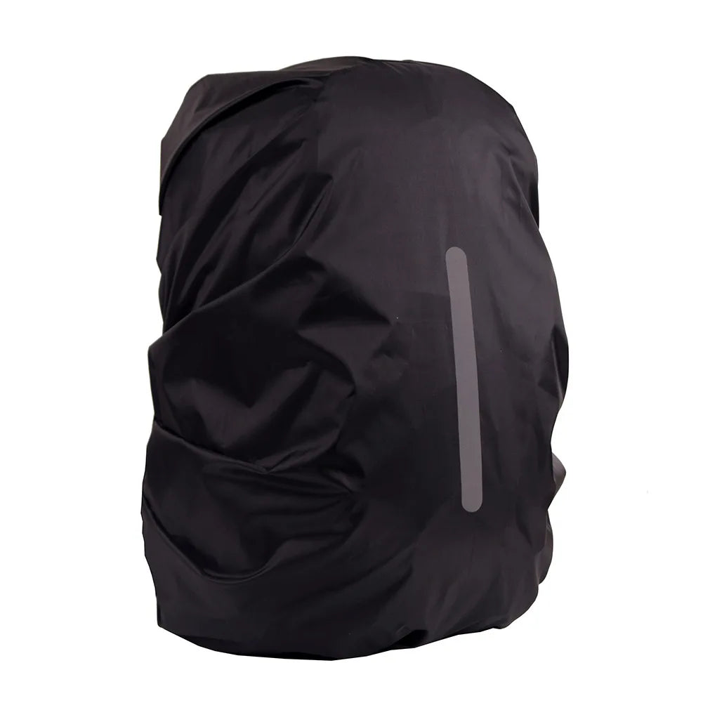 Reflective Waterproof Backpack Rain Cover designed for visibility and protection, accommodating backpacks sized 20-80L.