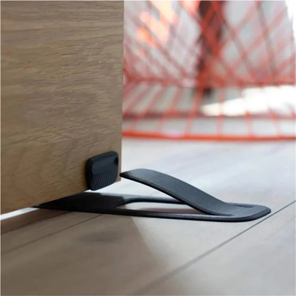 black Wedge Door Stopper: Secure & Colorful Safety Protector