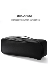 Storage and Portability: This image focuses on the convenient storage bag included with the set, making it easy to transport and store your barbecue tools securely.