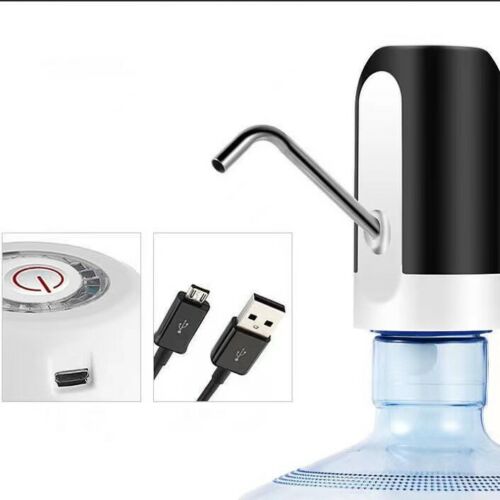 Portable USB Rechargeable Water Dispenser - Eco-Friendly Automatic 5 Gallon Bottle Pump for Home, Office, and Outdoor Use