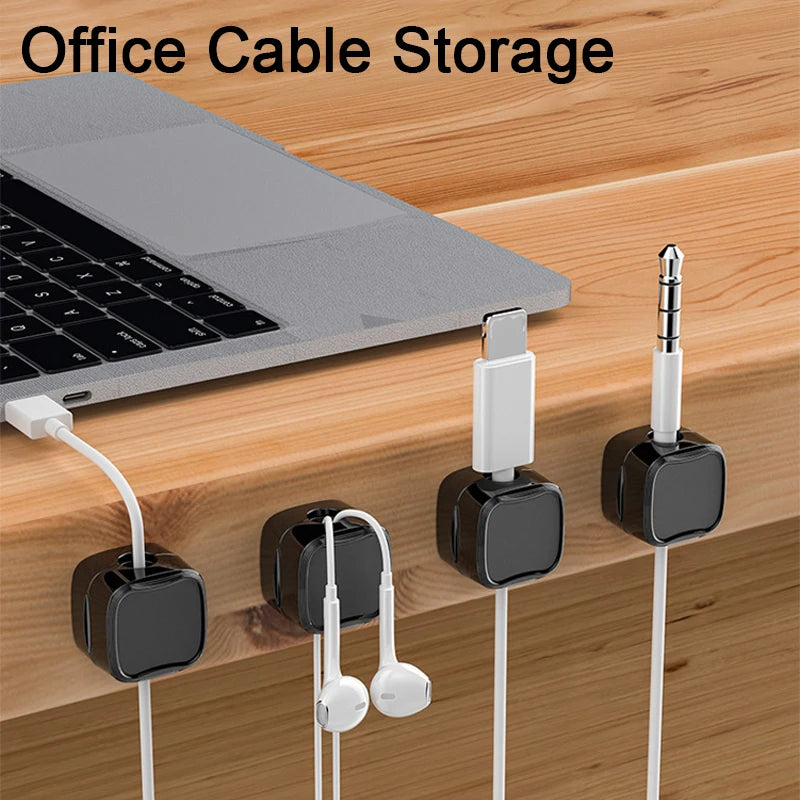 Office Cable Zen: This Magnetic Cable Tie transforms your office space by keeping essential cords at your fingertips, clean, and organized.