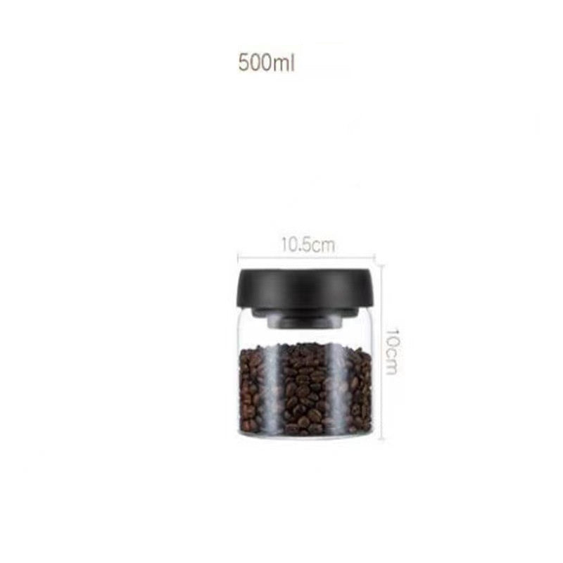 Glass Storage Jars for Coffee Beans: A collection of Glass Storage Jars for Coffee Beans is displayed on a countertop, showcasing their airtight seals and sleek design, perfect for keeping coffee fresh.