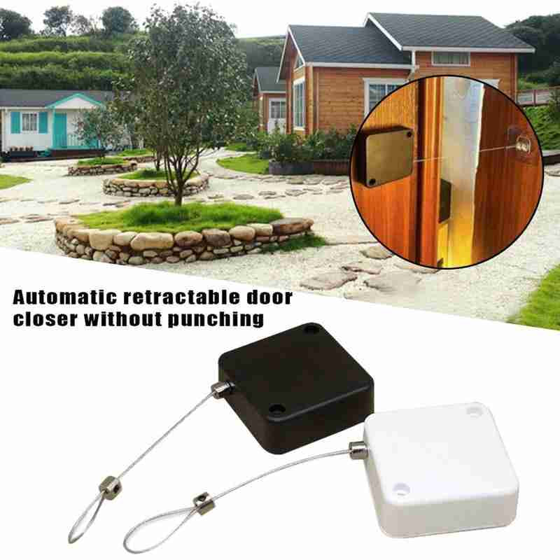 Versatile Automatic Door Closer - Soft Close, Hydraulic Tension, Easy Install for Sliding & Glass Doors | 500g-1200g Pull Strength