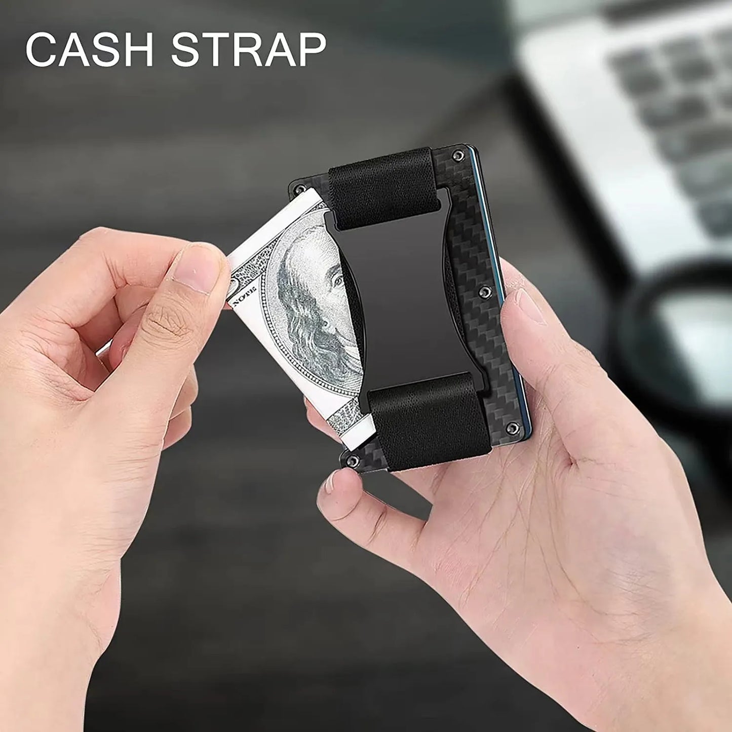 RFID Carbon Fiber Card Holder – Luxury Security Wallet for Men